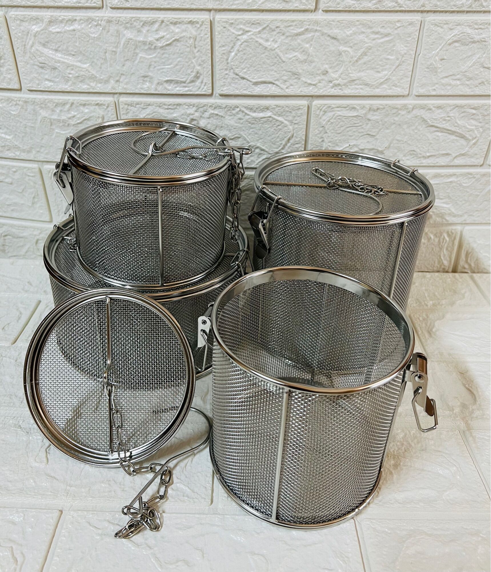 Giỏ hầm gia vị, hầm xương inox 304