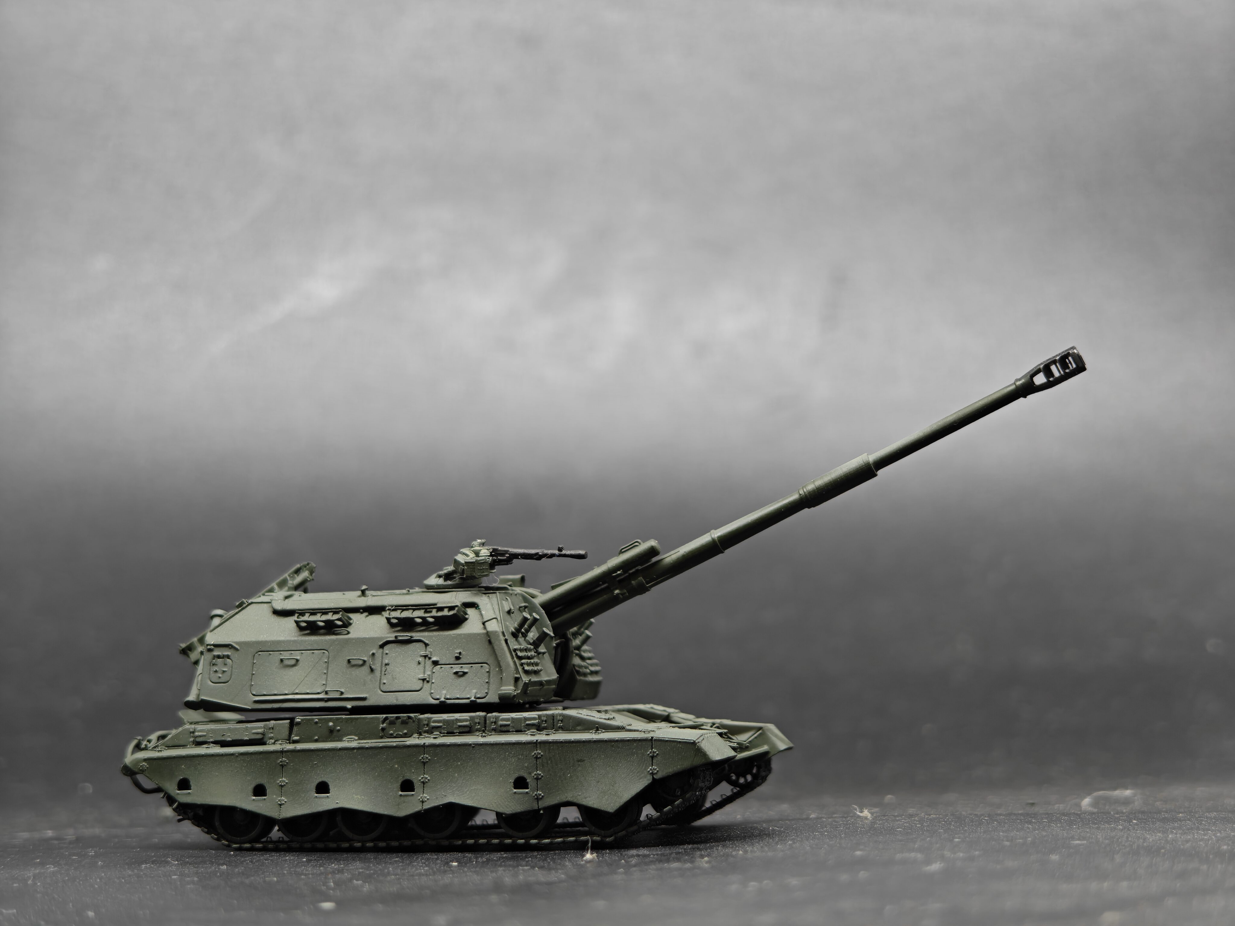 Mô Hình Pháo Tự Hành 2S19M2 in Và Sơn 144 Tỷ Lệ Tiện Lợi Cho Người Chơi Sưu Tập Đồ Chơi Mô Hình Quân