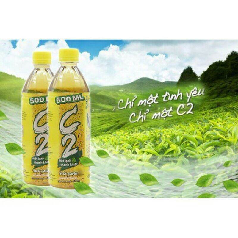 COMBO 6 CHAI C2 HƯƠNG CHANH LOẠI 330ML