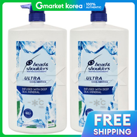 Head & Shoulders | Dầu gội Head Shoulders Ultra Cool Menthol 1.8L (2 chai) giúp làm dịu ngứa da đầu gx