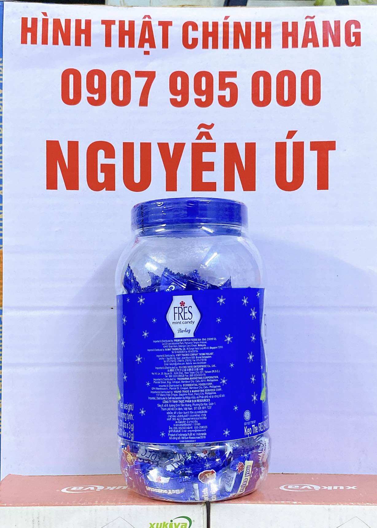 Kẹo fres hủ 600g
