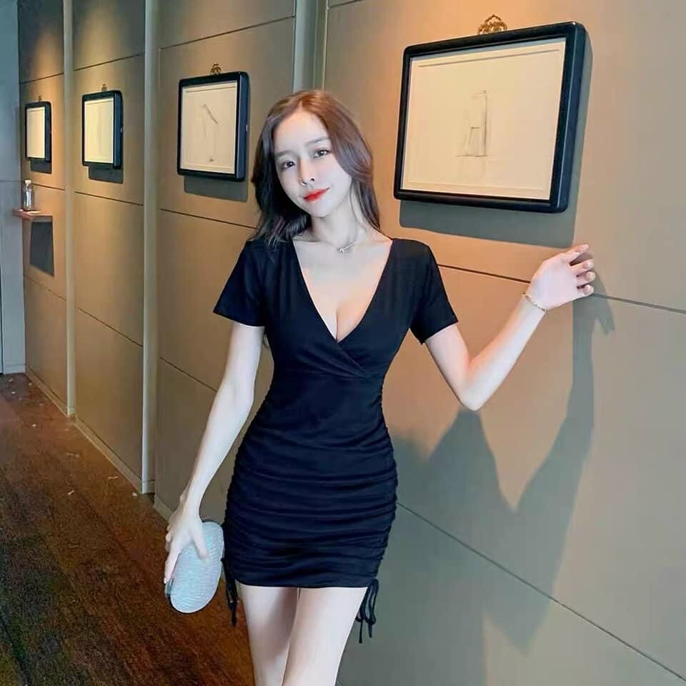 Đầm body rút dây Big size