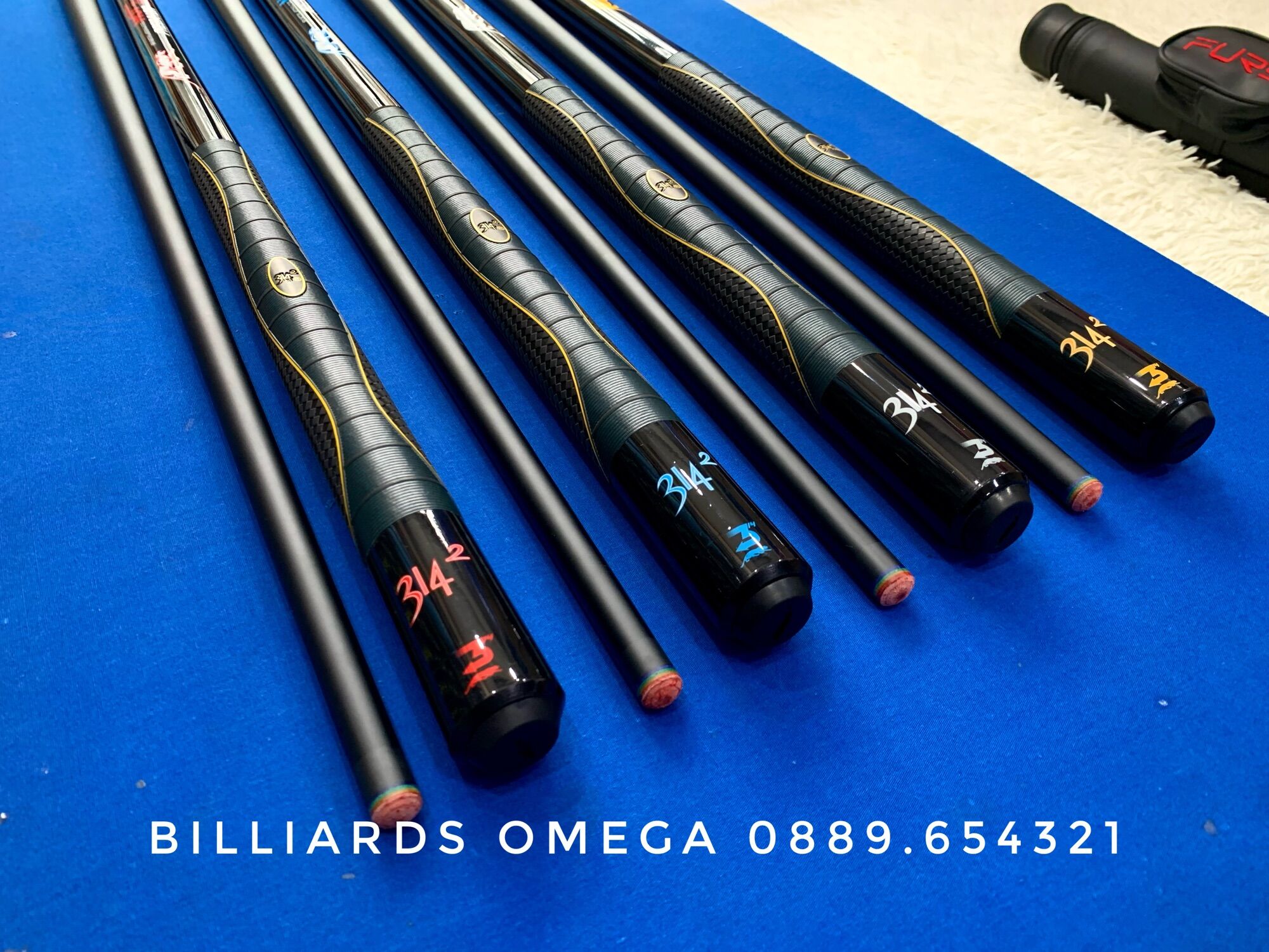 Combo Cơ/Gậy Bida Lỗ/Pool Preoaidr Ngọn Carbon 3/4 (Tặng Kèm Phụ Kiện)