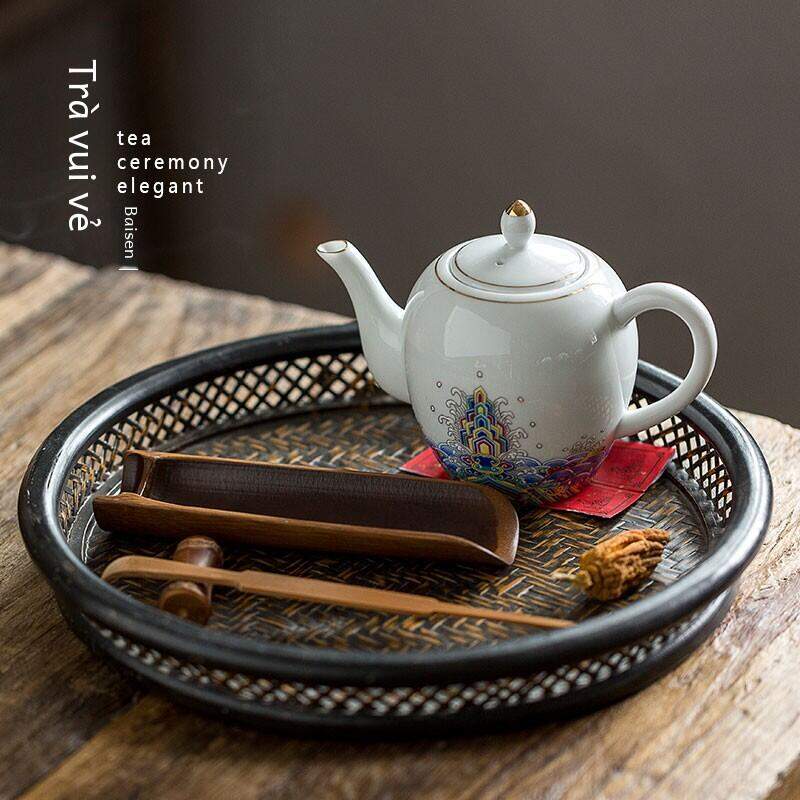 Babson Dimension Ancient Tea Three-piece Set Handmade Bamboo Liujunzi Tea Needle Tea Pick Tea Ceremony Kung Fu Tea Set Accessories