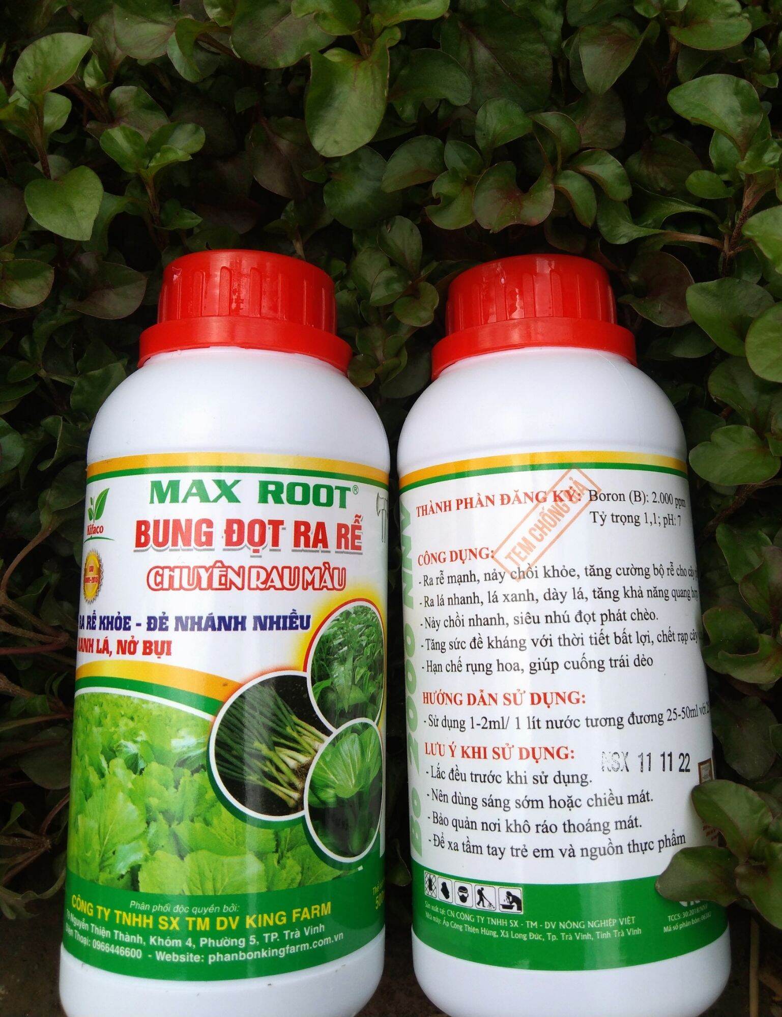 MAX ROOT - BUNG ĐỌT RA RỄ CHUYÊN RAU MÀU - CHAI 500ML