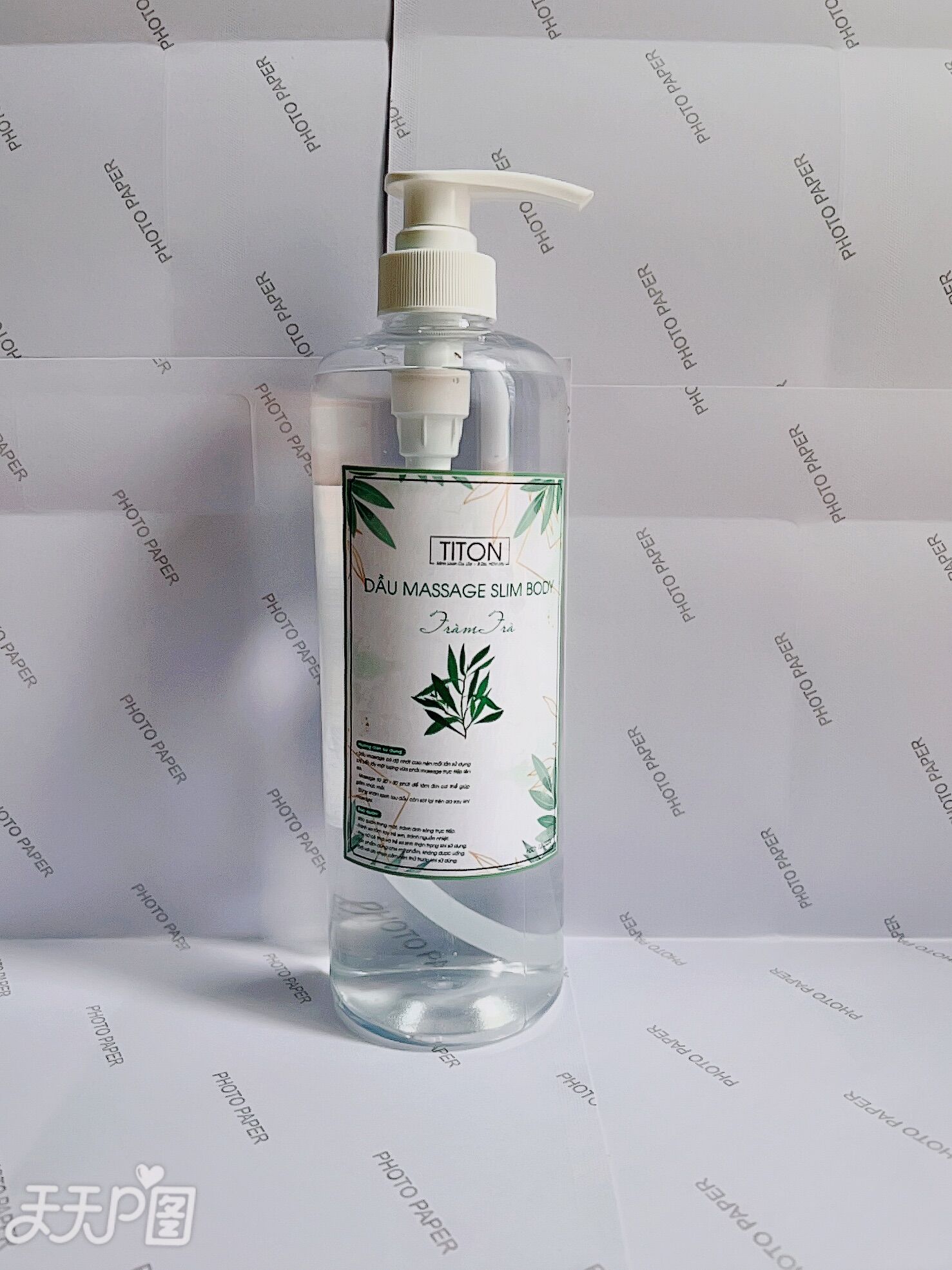 Dầu Massage body slim Tràm Trà siêu nóng giảm béo| chai 1 lit