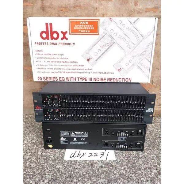 Thiết bị lọc xì equalizer dbx 2231 màu đen hàng chuẩn cao cấp bảo hành 12 tháng