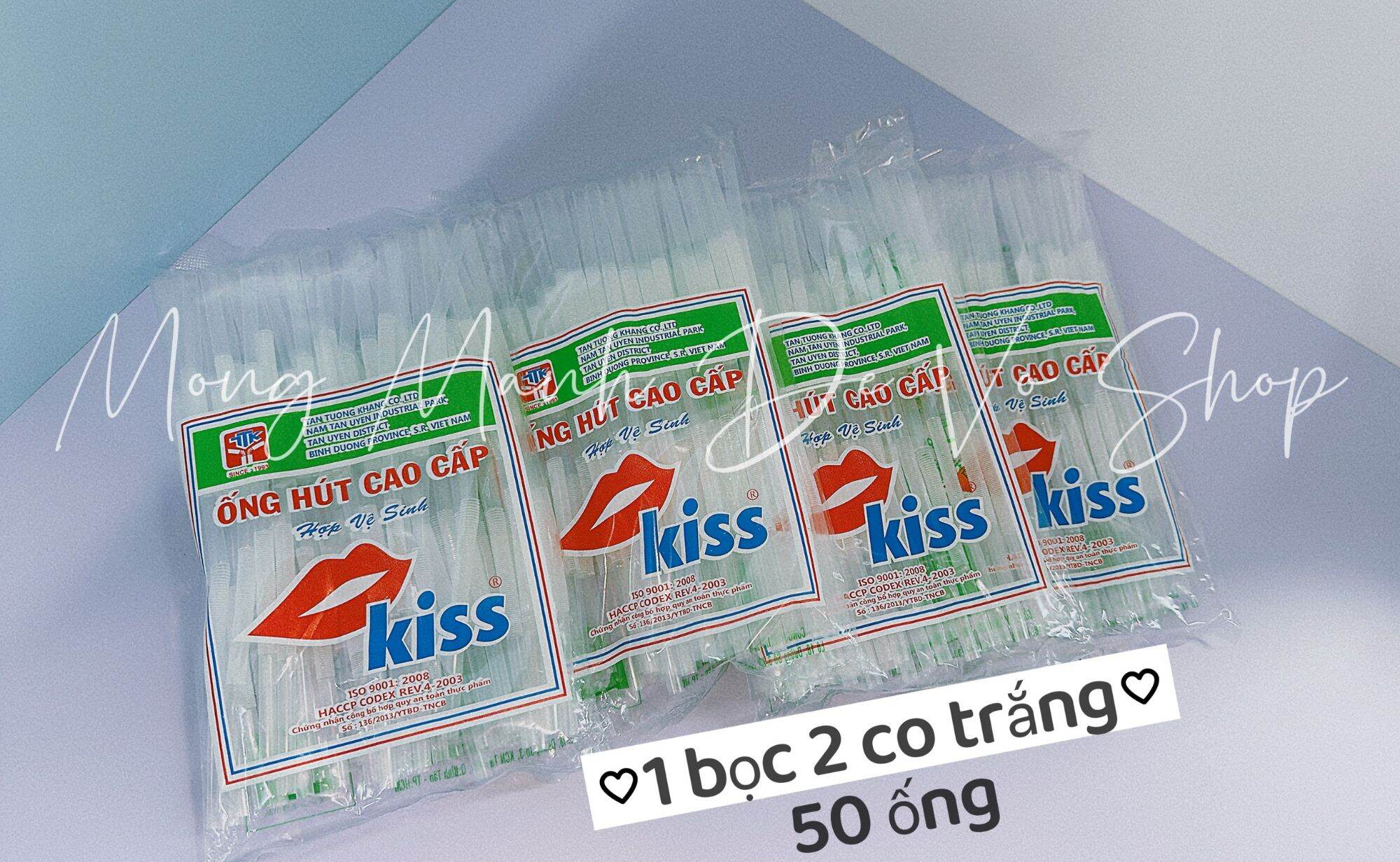 Ống hút Nghệ Thuật 2 Co Loại 1 bọc 50 cái
