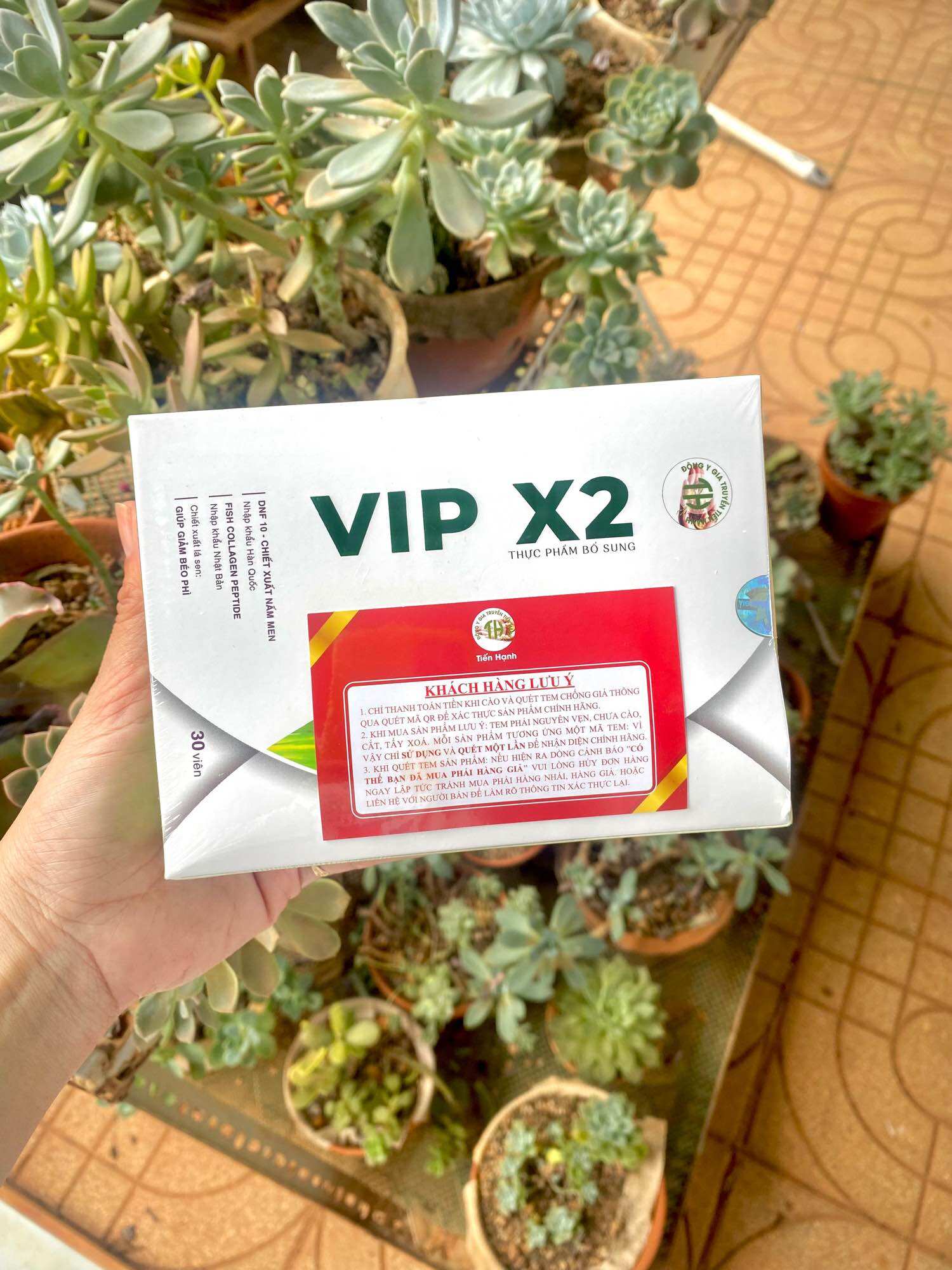 Giảm cân tiến hạnh vip x2 ko kèm detox