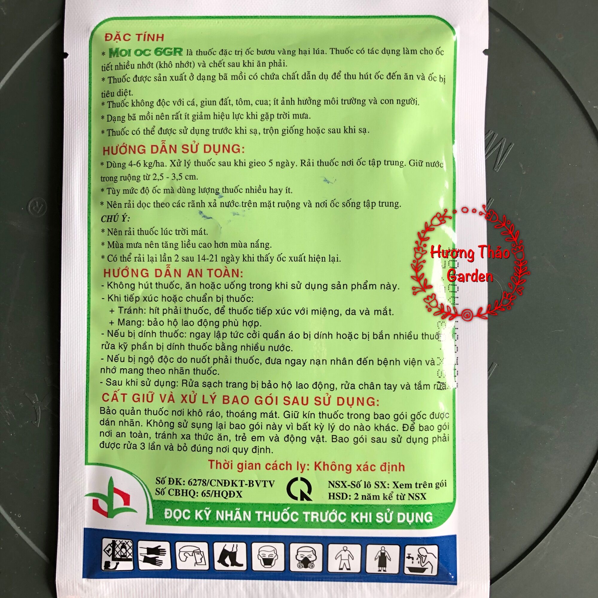 Moi Oc 6GR - Bả Ốc Bưu Vàng 100gr