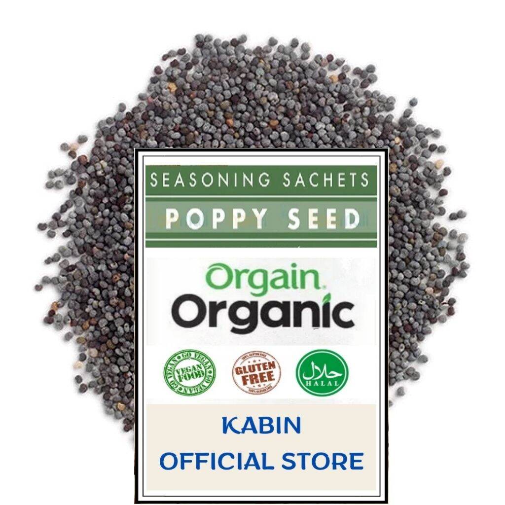 Poppy Seed Blue Hạt Hoa Đồng Nội Hữu Cơ Nhập Khẩu 100 Gram