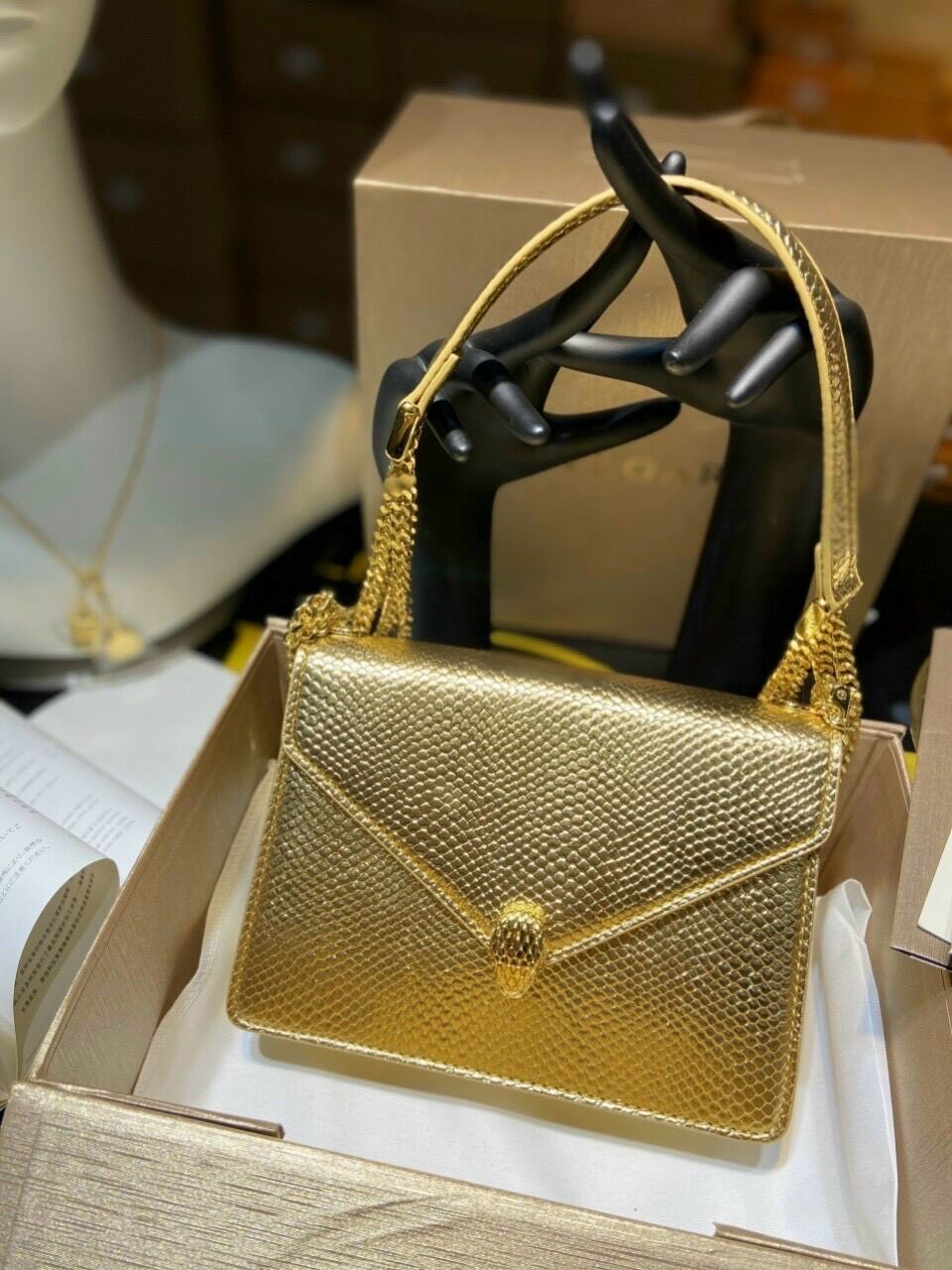 Túi xách nữ size 20 chất da thật hàng fullbox nam châm cao cấp
