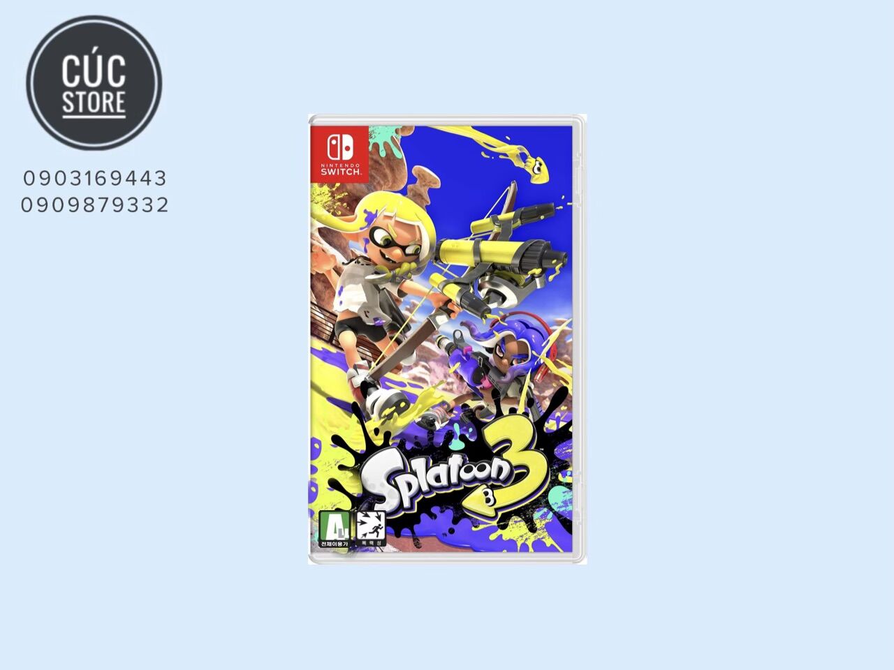Băng chơi game Nintendo Switch : Splatoon 3