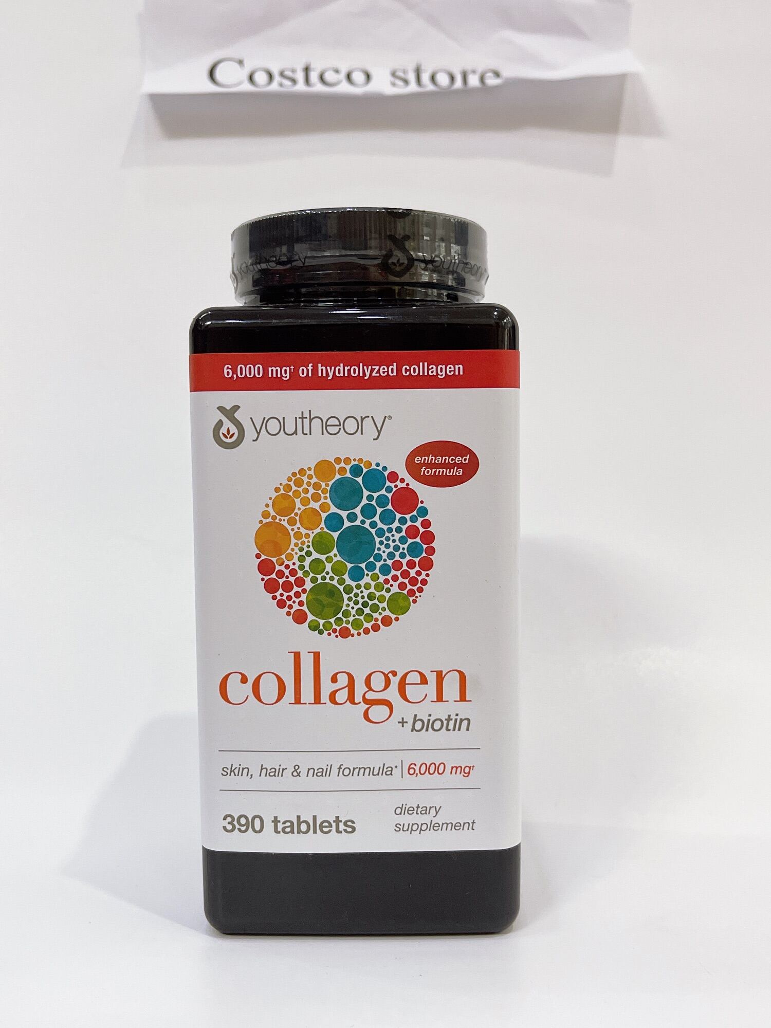 [HCM]viên uống bổ sung collagen youtheory + biotin  type 123 hộp 390 viên của mỹ