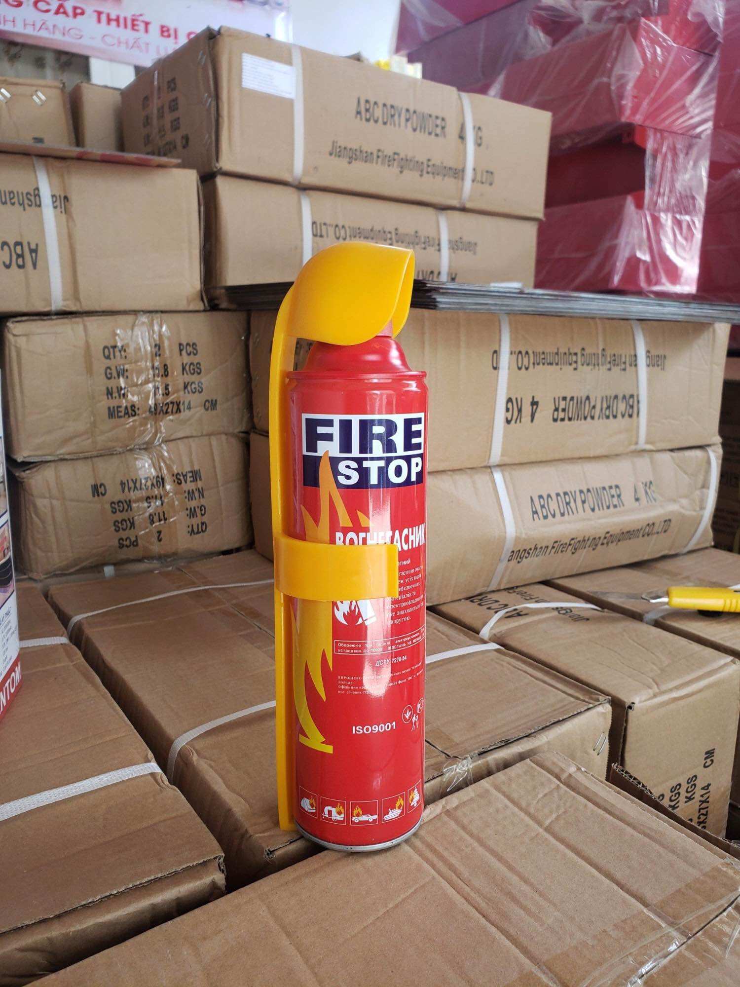 (Sỉ - Lẻ) Bình cứu hoả 980ml dạng xịt. Bình chữa cháy mini FireStop