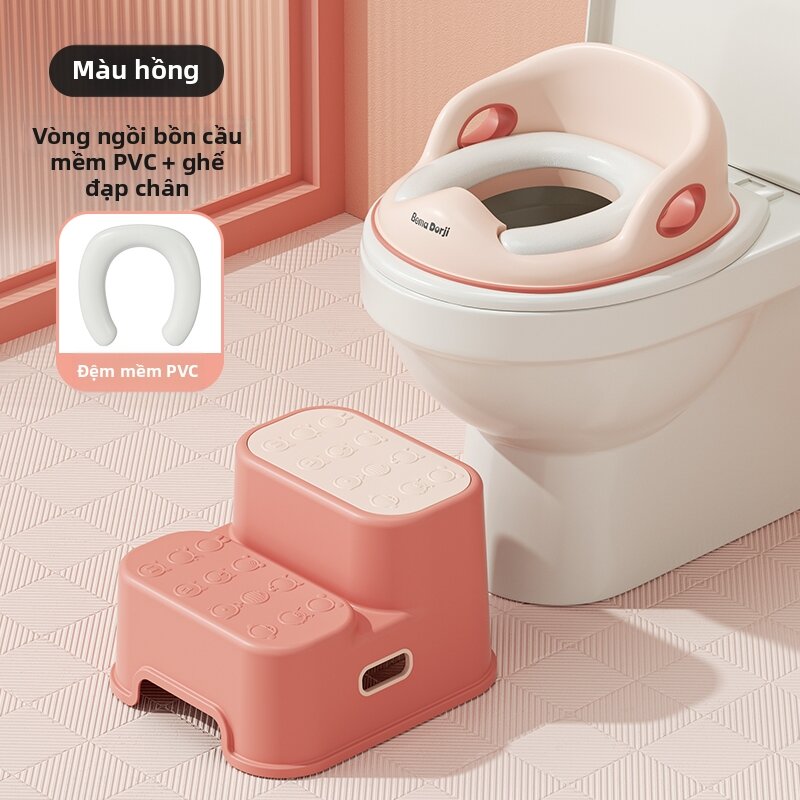 BEIMADUOJI | Bệ ngồi toilet có nệm cho trẻ em cỡ lớn