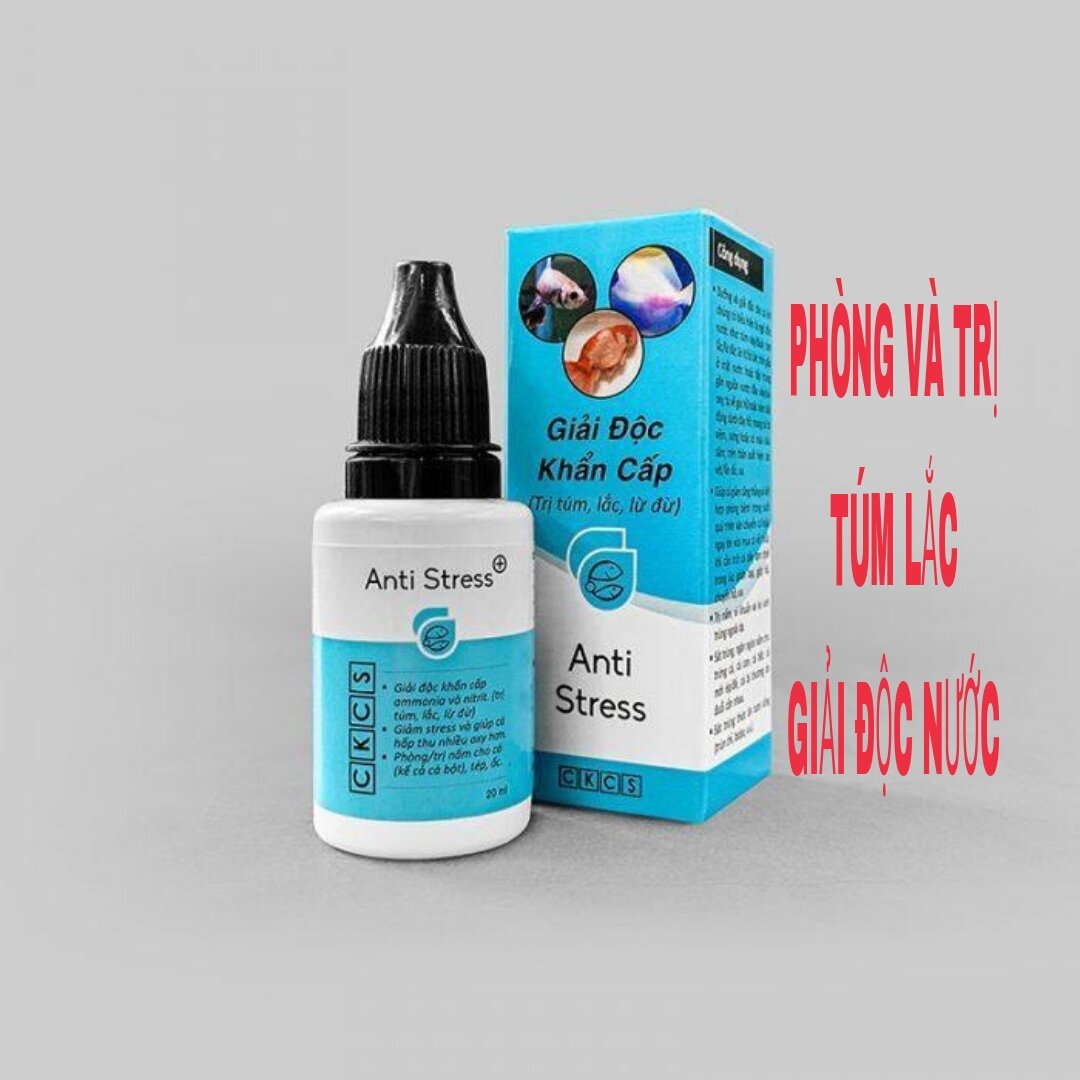 Anti stress - Parakill giải độc nước, giúp cá khỏe mạnh