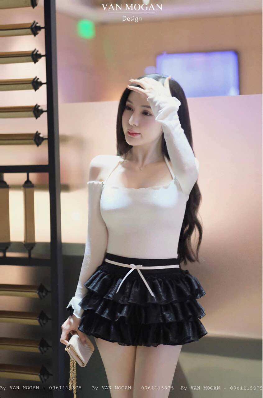 SÉT BỘ CHÂN VÁY TẦNG CAO CẤP (ảnh thật)