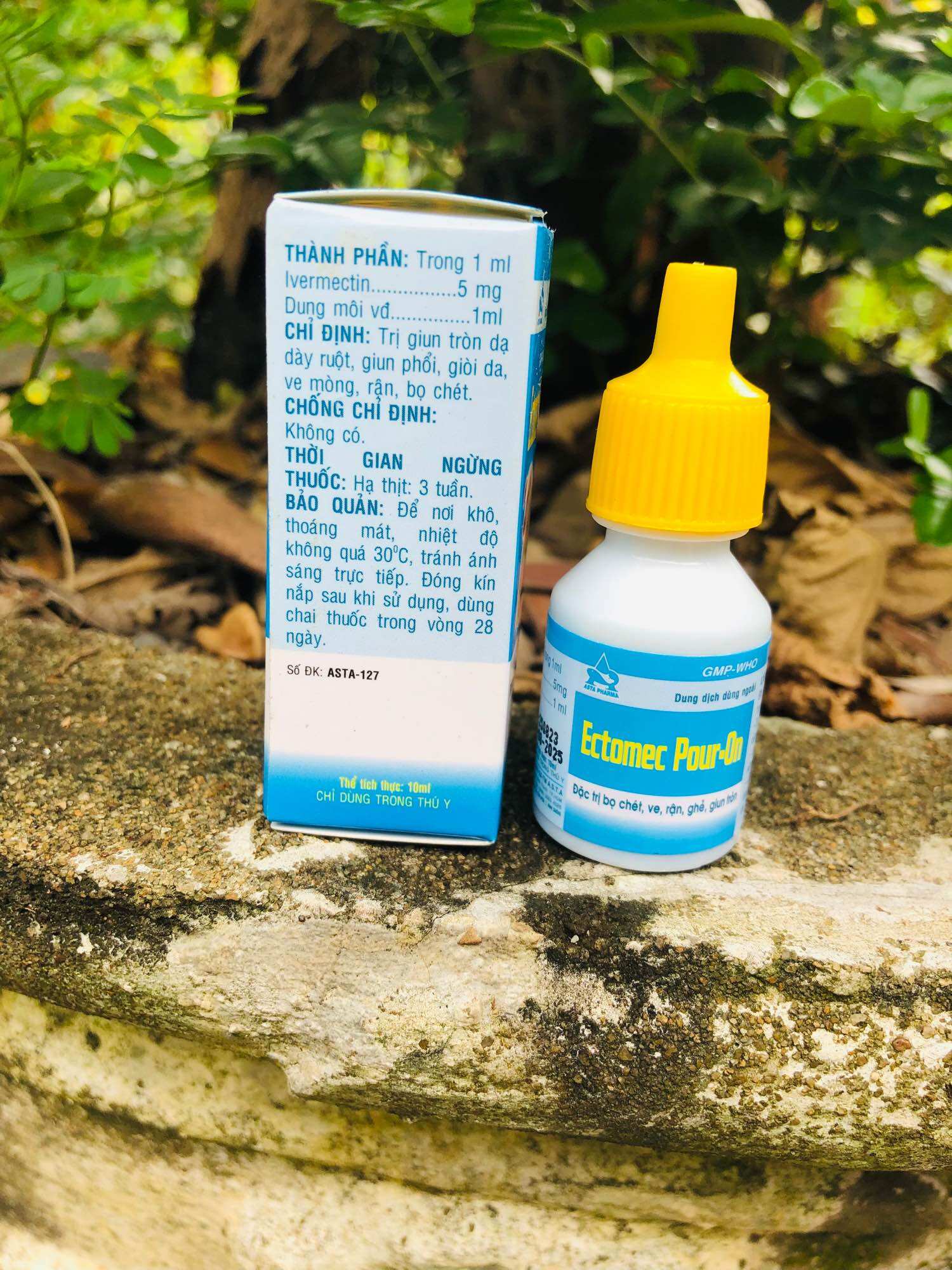 Nhỏ ve cho chó mèo Ectomec 10ml