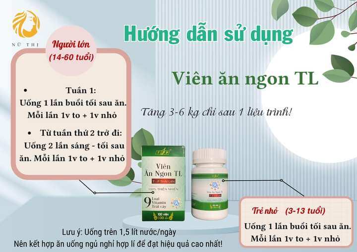 Viên ăn ngon TL Thái Lan 100 viên