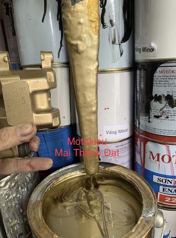 Màu sơn nhũ đồng sơn heo dầu đóng gói tùy chọn