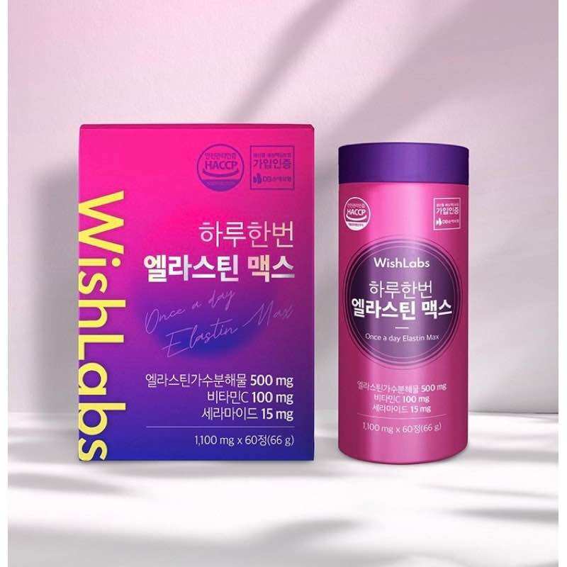 Viên Uống Collagen Elastin Wishlabs [Bao Bì Mới]