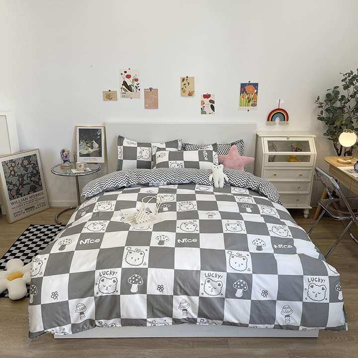 Ga trải giường Cotton poly bốn mùa đủ size