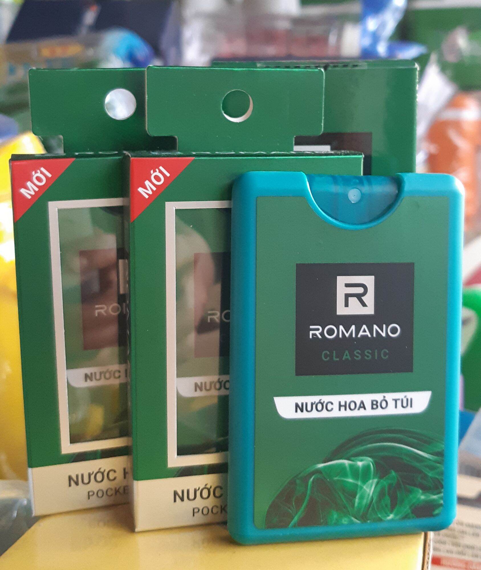 Bộ 3 chai nước hoa bỏ túi mi ni romano classic 18ml .