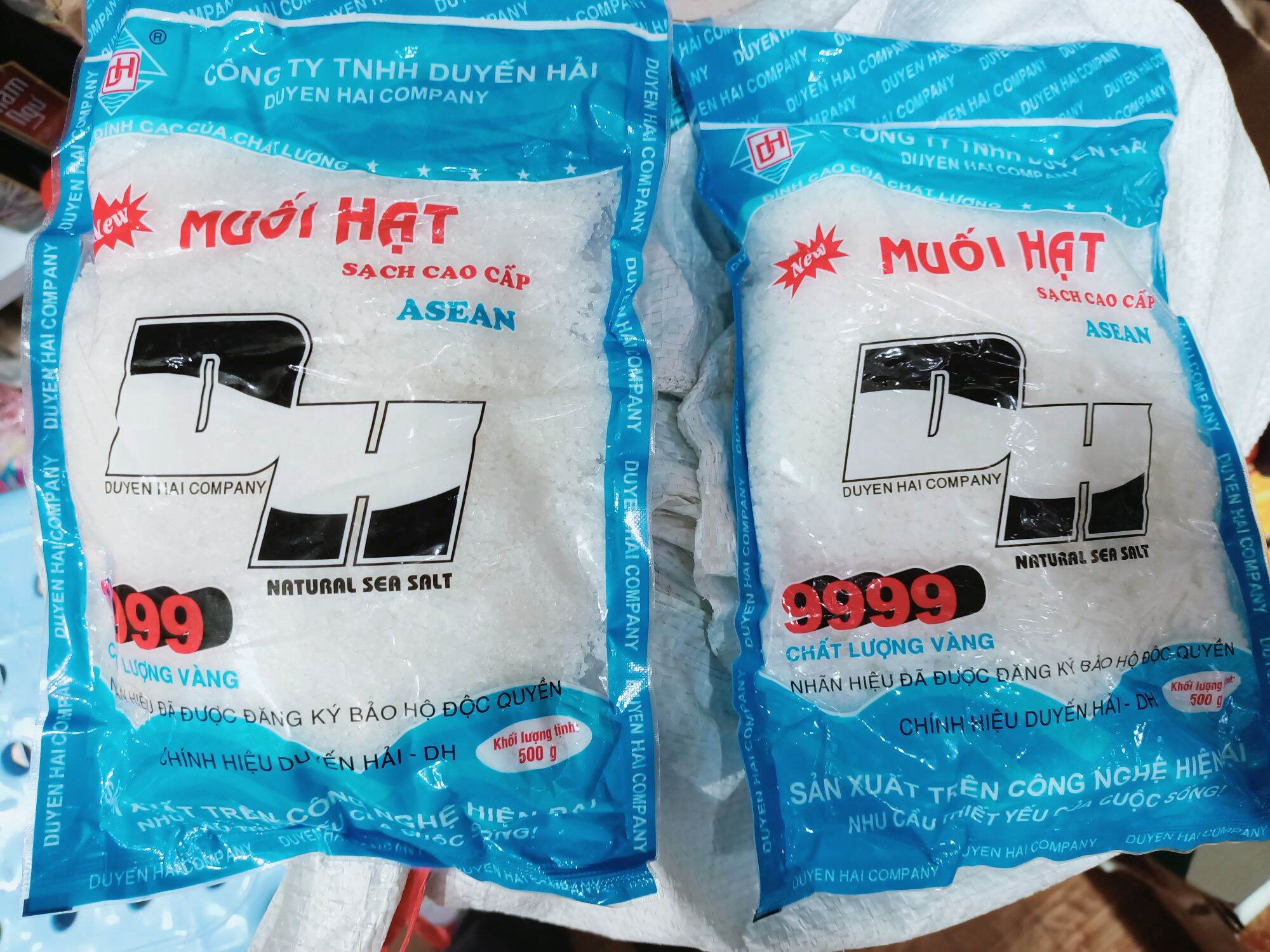 Combo 2 gói muối hạt sạch cao cấp duyến hải chính hãng
