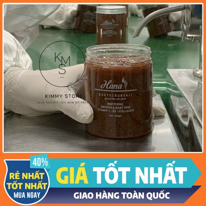 Lẻ hộp 500g muối dẻo tẩy da chết cà phê