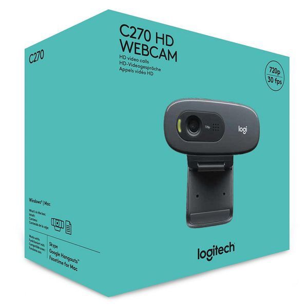 Webcam Logitech HD C270 (Đen)
