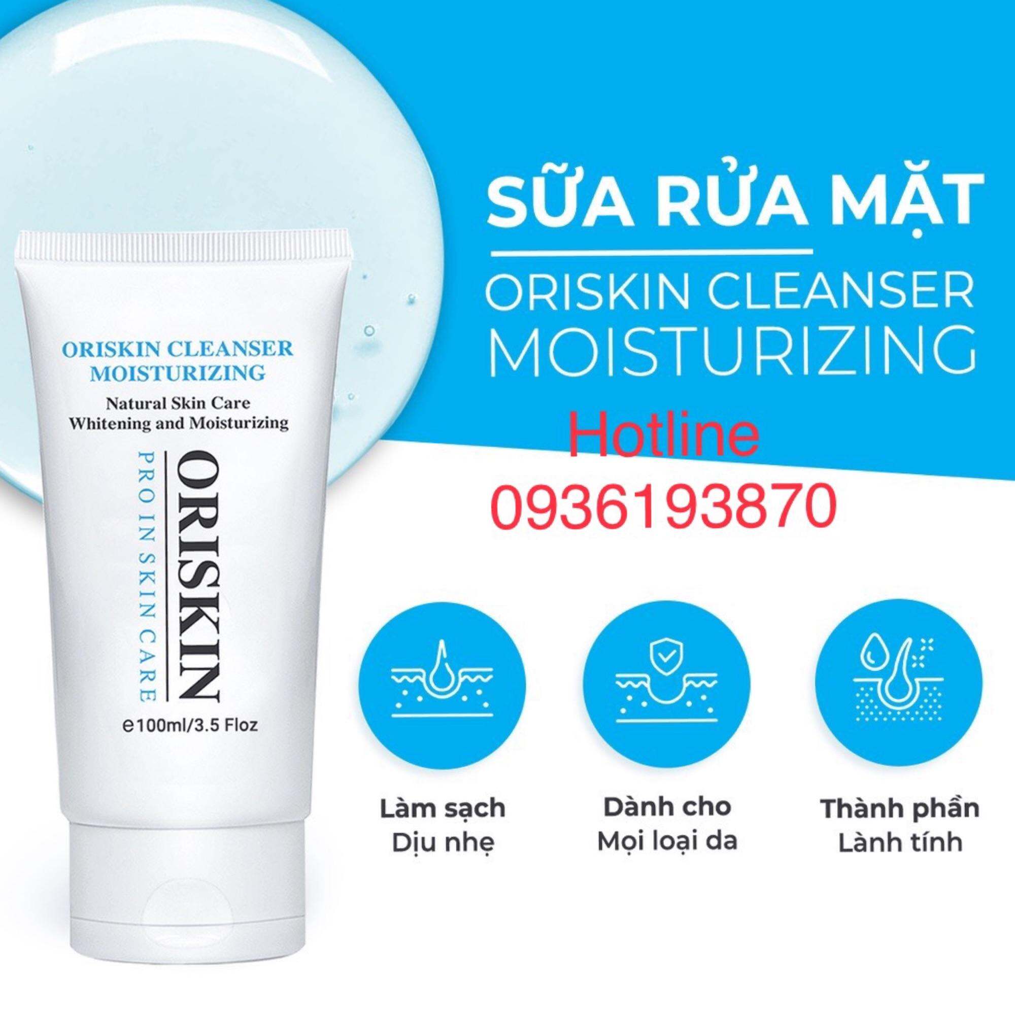 ✅ Sữa Rửa Mặt Trắng Da Oriskin Cleanser Moisturizing 👍 [CHÍNH HÃNG] ❤️ Oriskin Cleanser Moisturizing dưỡng trắng da
