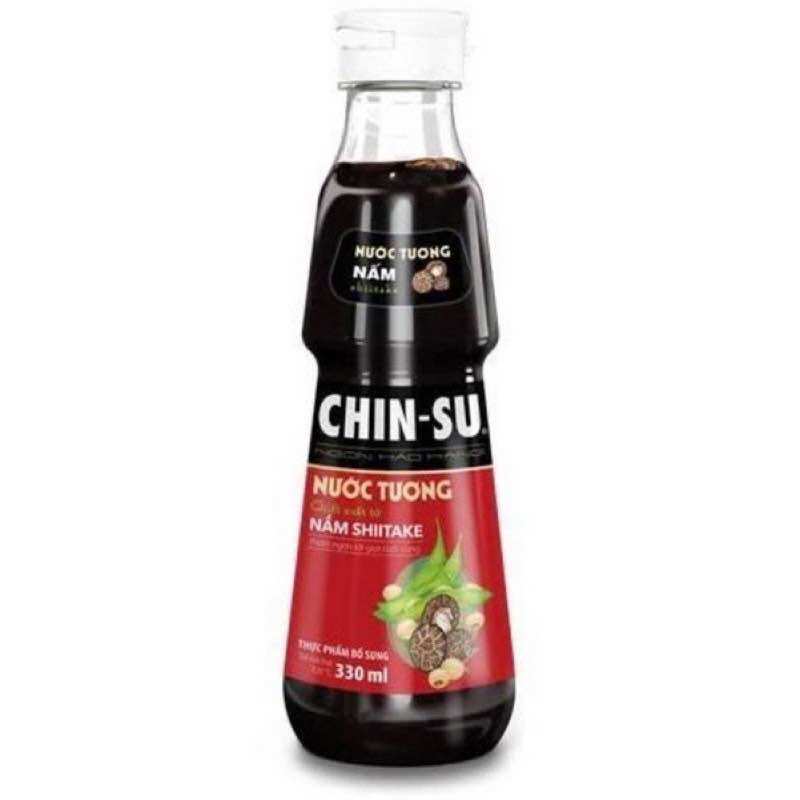 Nước tương tỏi ớt/Nước tương nấm Shiitake Chinsu chai