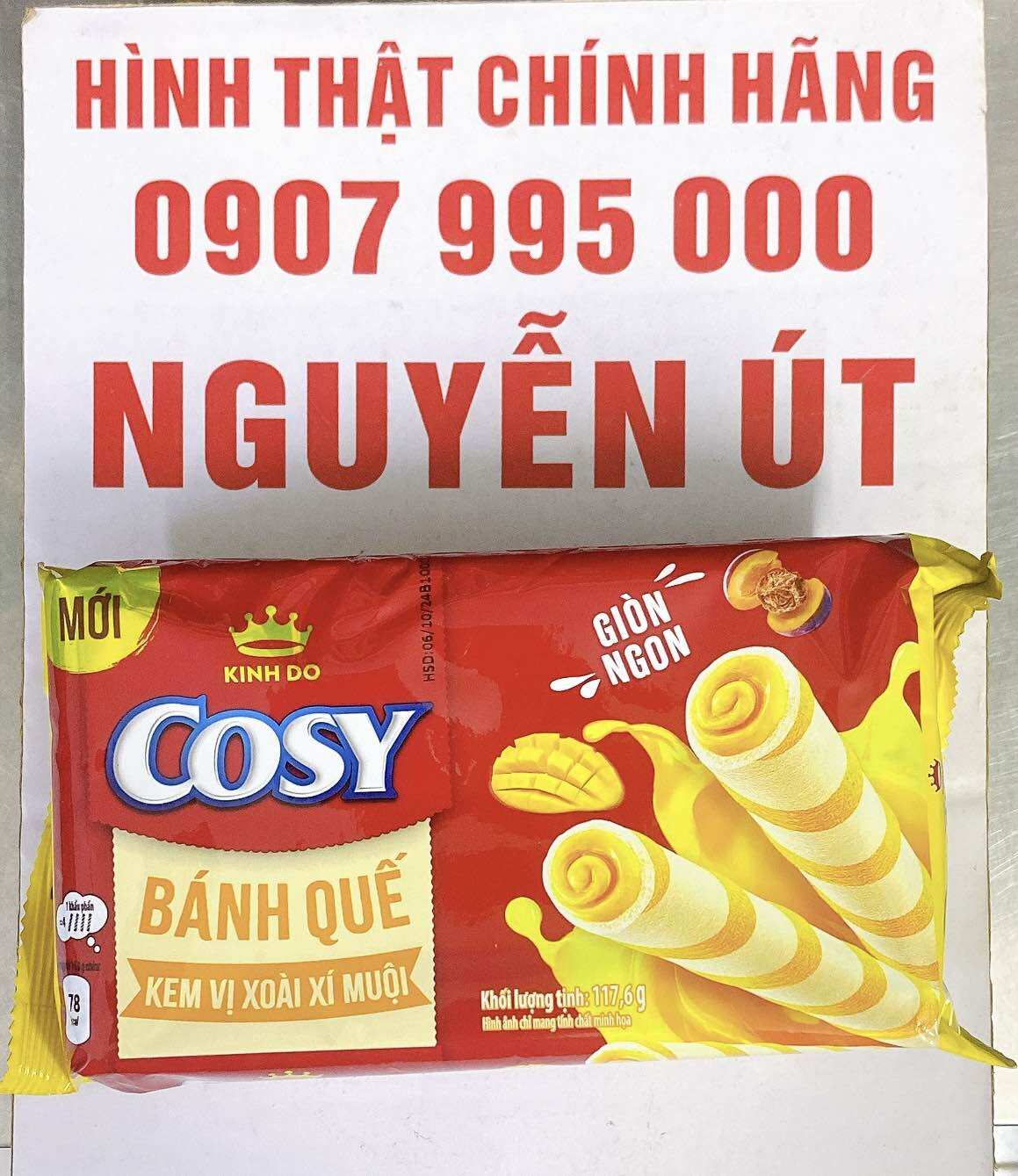 bánh quế cosy 117.6g