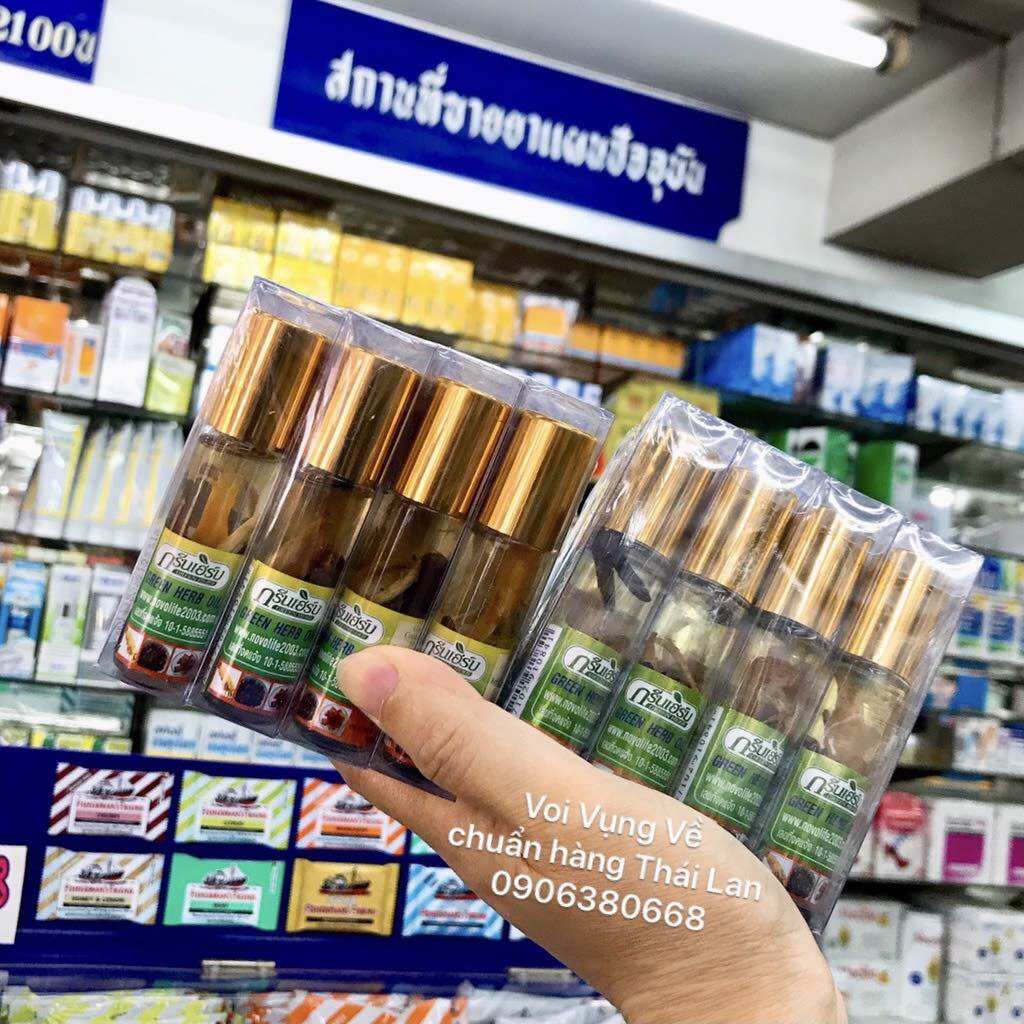 Dầu lăn nhân sâm Green Herb Oil Thailand