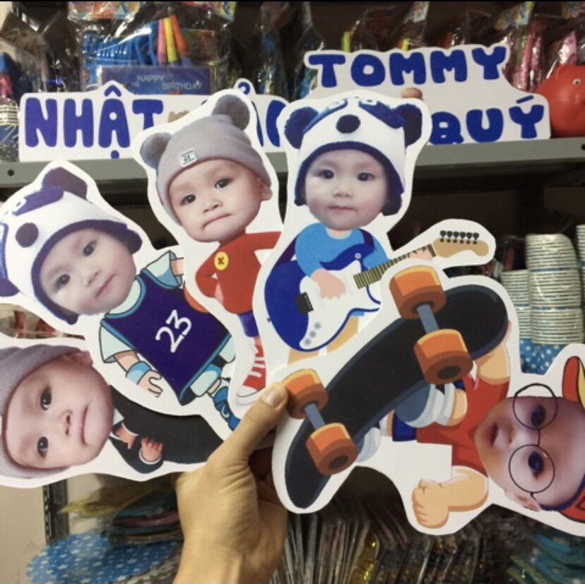 Chibi cắm bánh cho bé giá rẻ