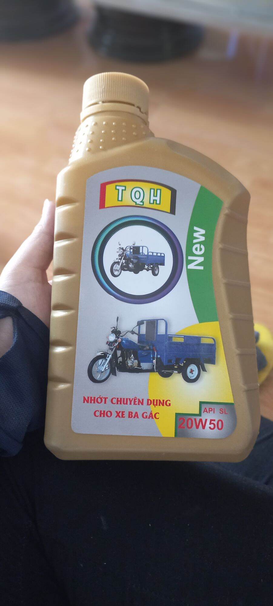 nhớt xe ba gác