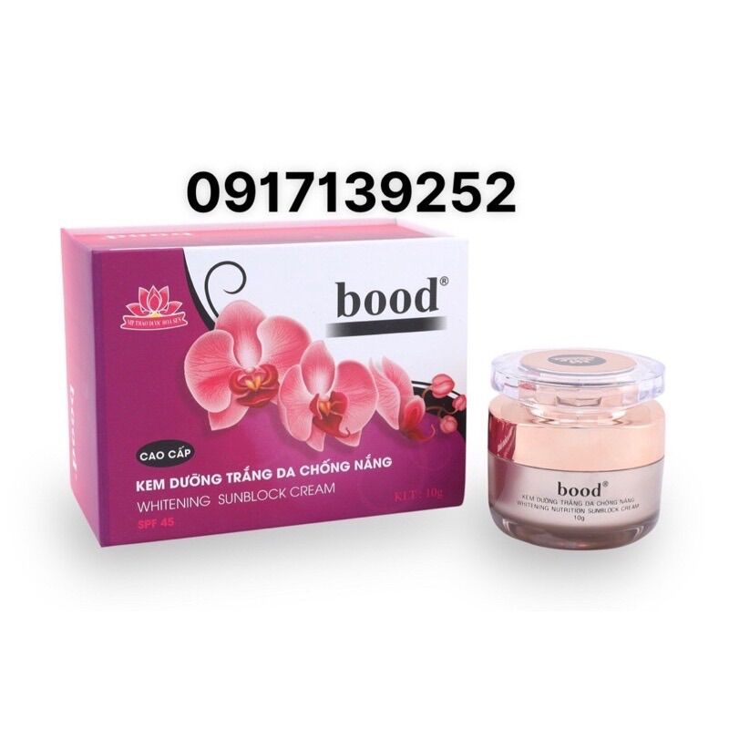 Kem bood dưỡng trắng da chống nắng