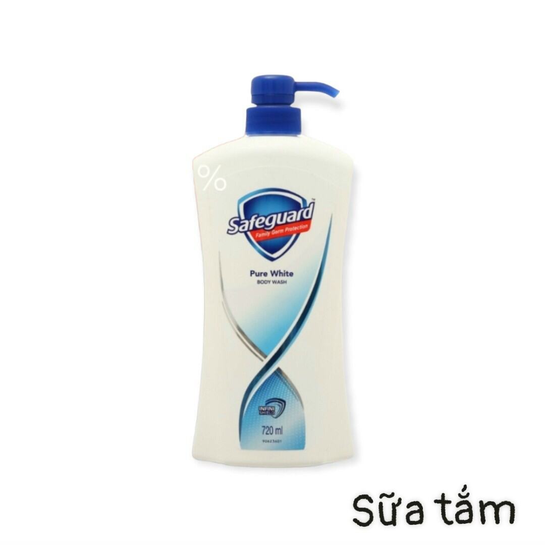 Sữa tắm Safeguard Pure White Body Wash (Chai 720ml)