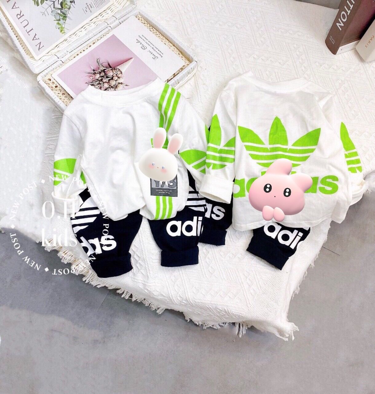 Bộ dài tay das cho bé trai tu 8-27kg