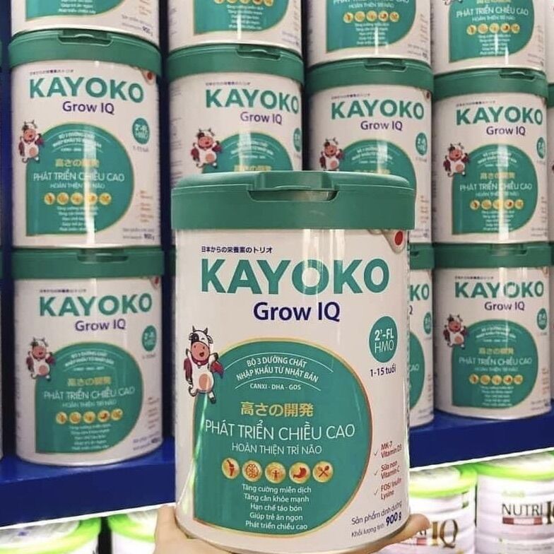 Sữa Nhật Kayoko Grow IQ 900g