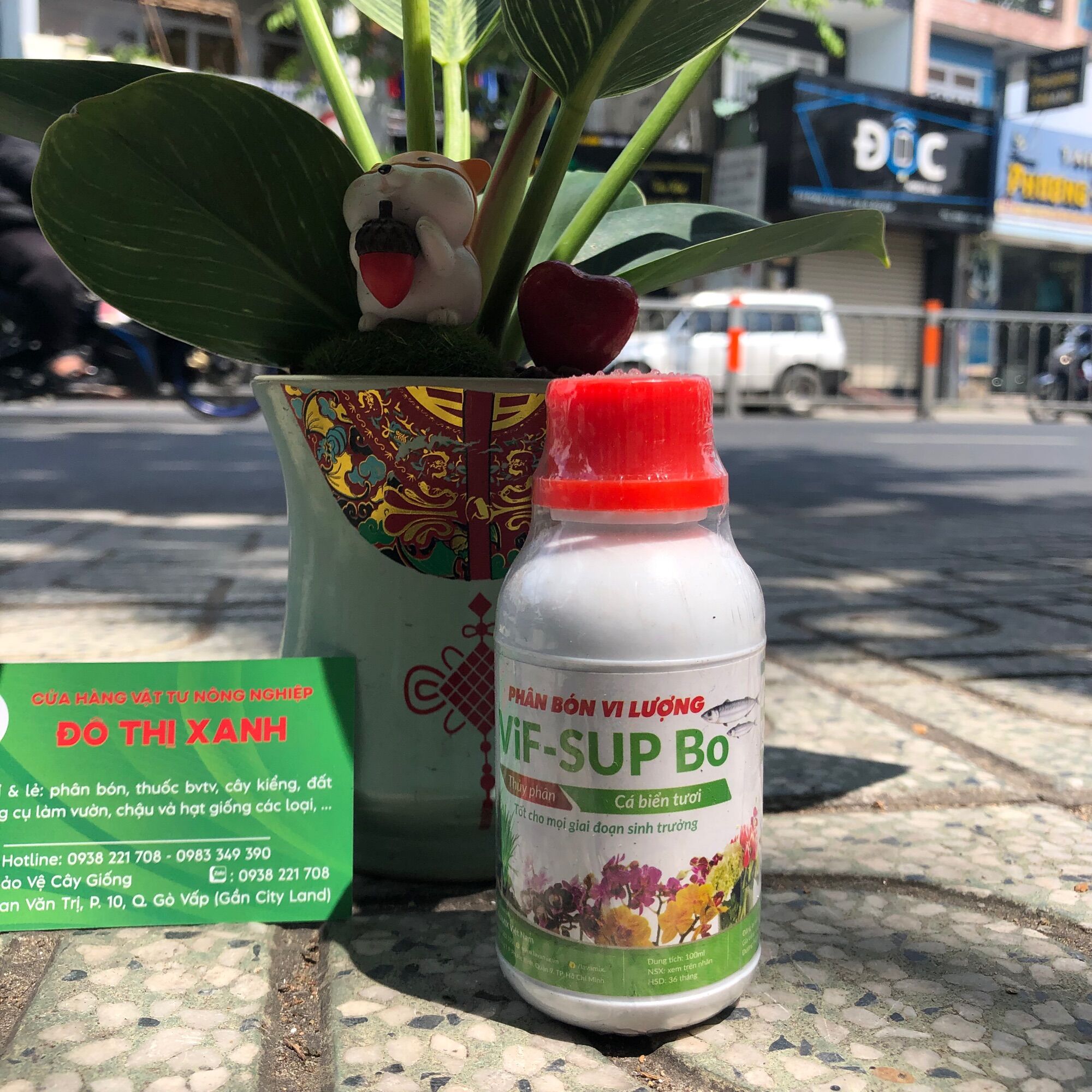 Phân cá thủy phân VIF-SUP Bo, phân bón lá tốt tốt cho mọi giai đoạn cây trồng, chai 100ml