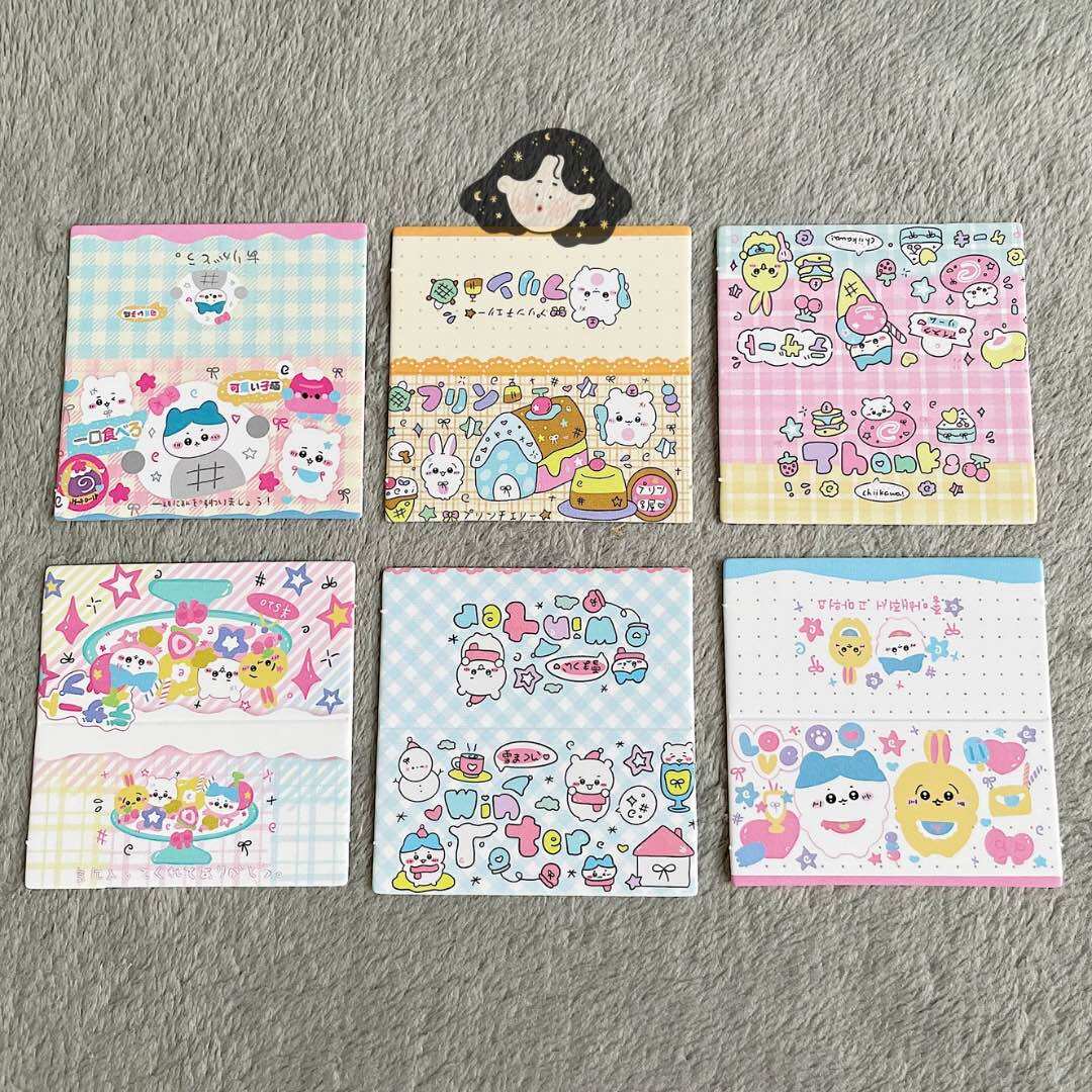 Set Tag Mini Đầu Bìa Bấm Mini Mix Nhiều Mẫu Cartoon Coquette Gói Hàng Gói Card
