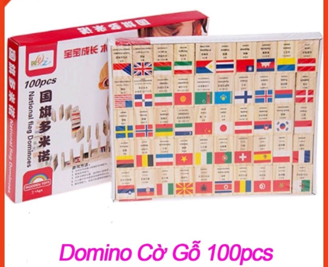 Domino quốc kỳ - domino 100 lá cờ các quốc gia các nước trên thế giới
