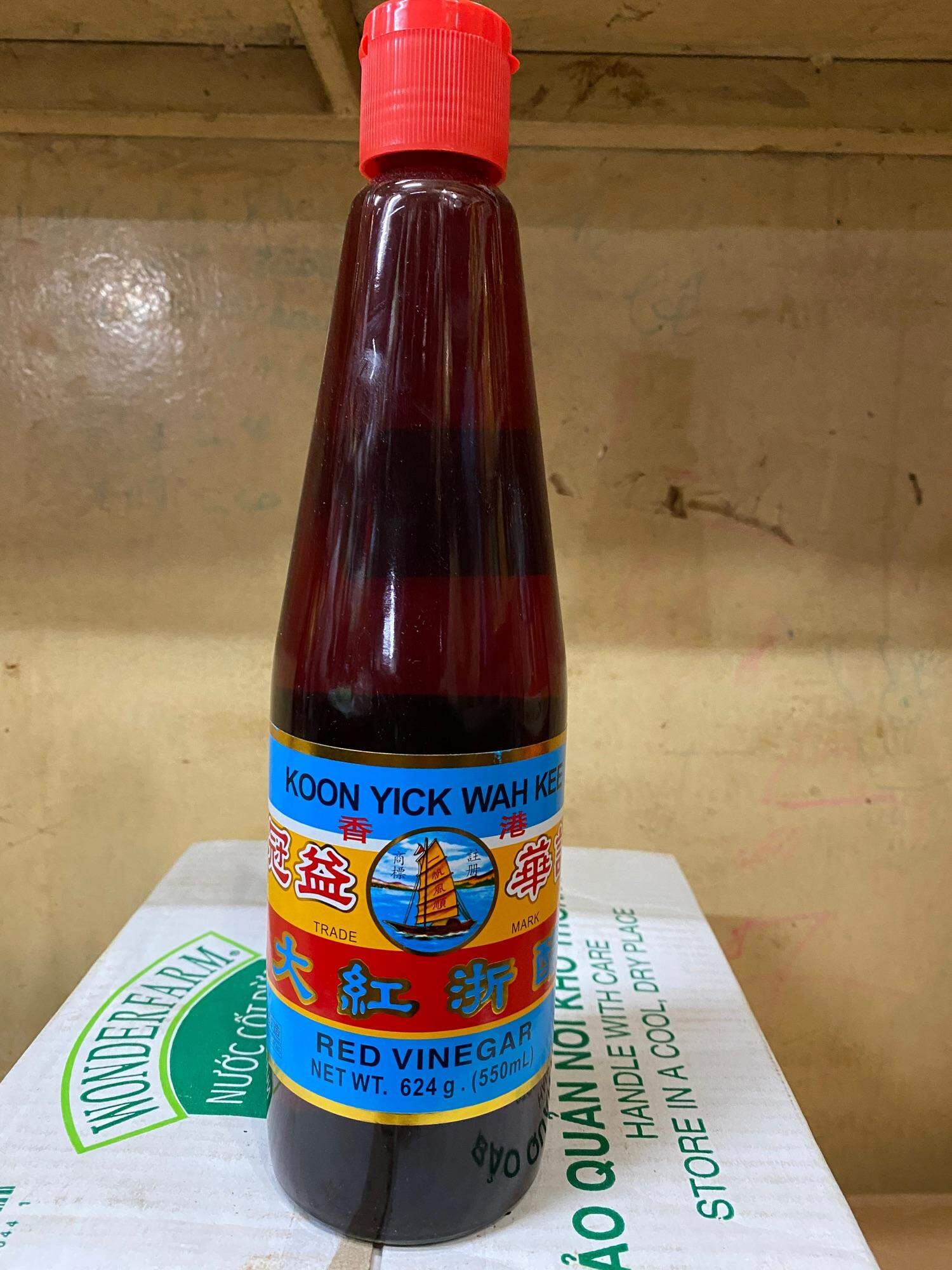 DẤM ĐỎ /GIẤM ĐỎ HONG KONG KOON YICK WAH KEE 550ml