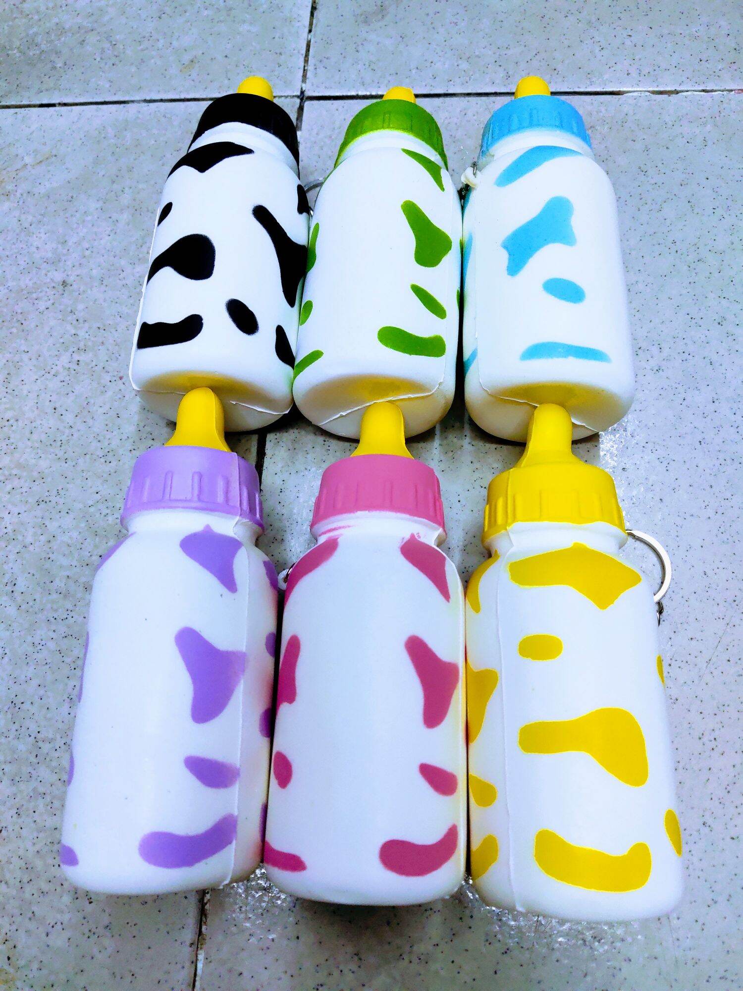 [HCM] ĐỒ CHƠI SQUISHY BÌNH SỮA ĐỦ MÀU NATALASHOP THƯ GIẢN GIẢI TRÍ CHO TRẺ E