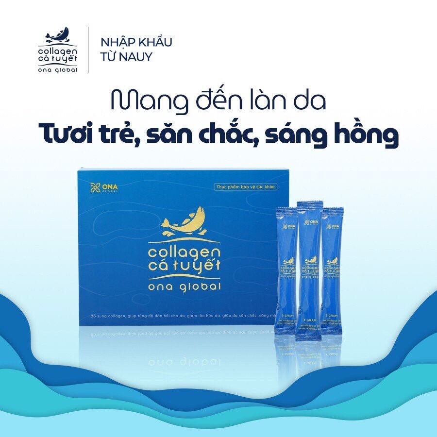 Collagen cá tuyết Nauy Cocayhoala làm đẹp da, da săn chắc