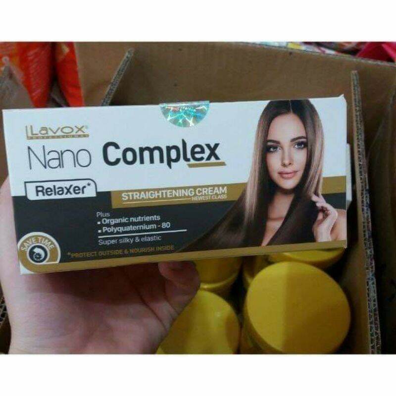 Kem Duỗi Tóc Lavox Nano Complex 150ml ( thuốc duỗi+ thuốc dập)