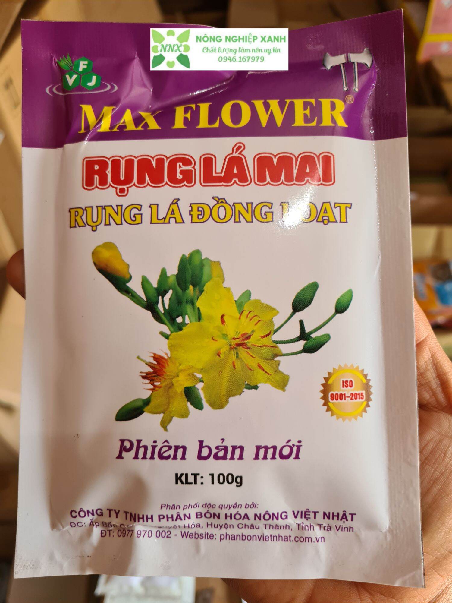 MAX FLOWER (RỤNG LÁ MAI) - Chế phẩm Rụng Lá Mai gói 100g