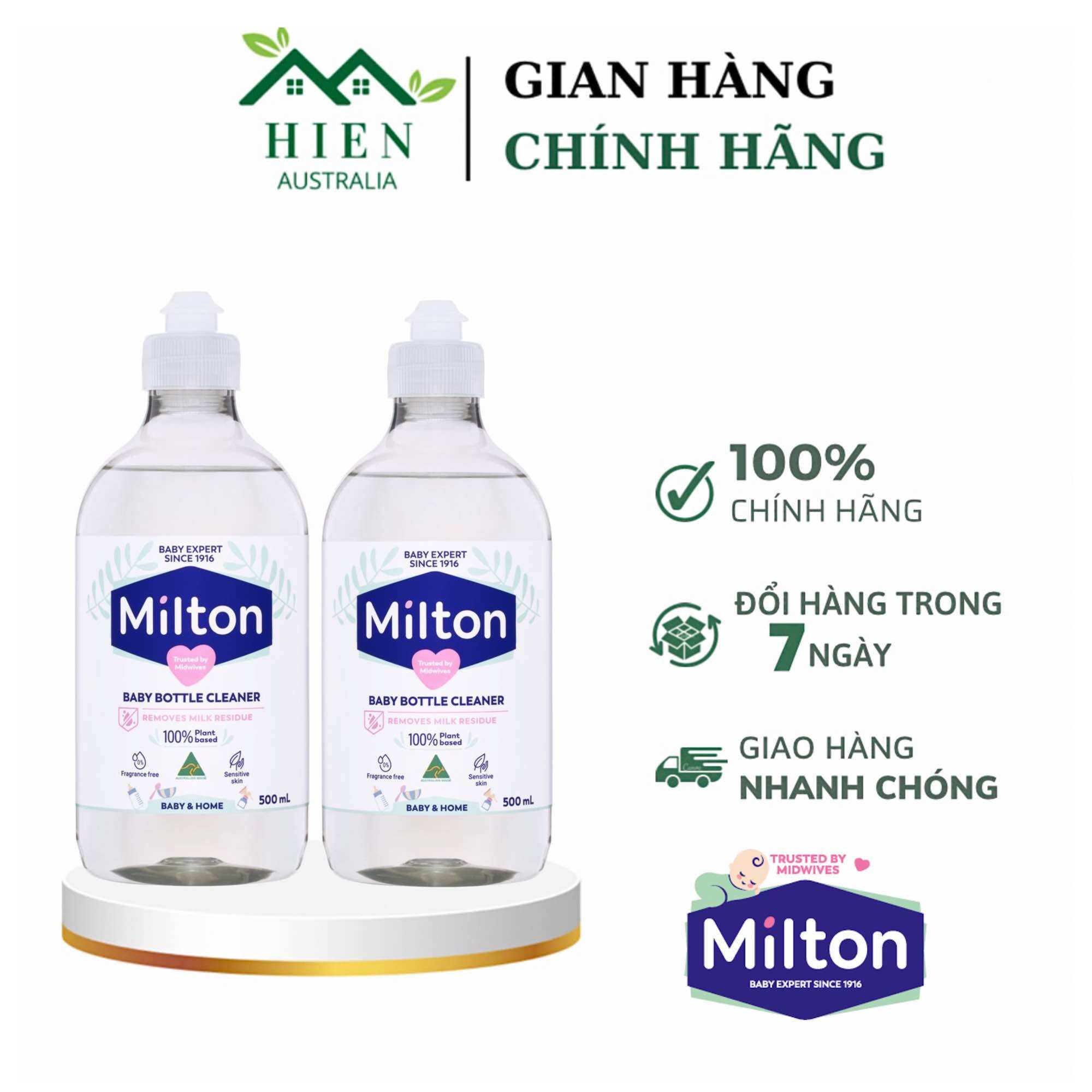 Dung Dịch Rửa Bình Sữa Milton Baby Bottle Cleaner 500ml